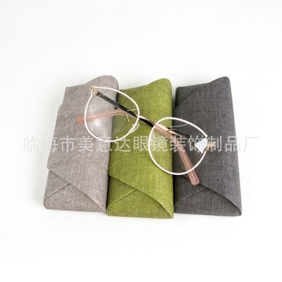 Sunglasses case, leather magnetic glasses bag Item Picture