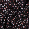 Fashionable and fresh floral print fabric, Korean silk clothing printed fabric, polyester shuttle fabric in stock for wholesale Specification image