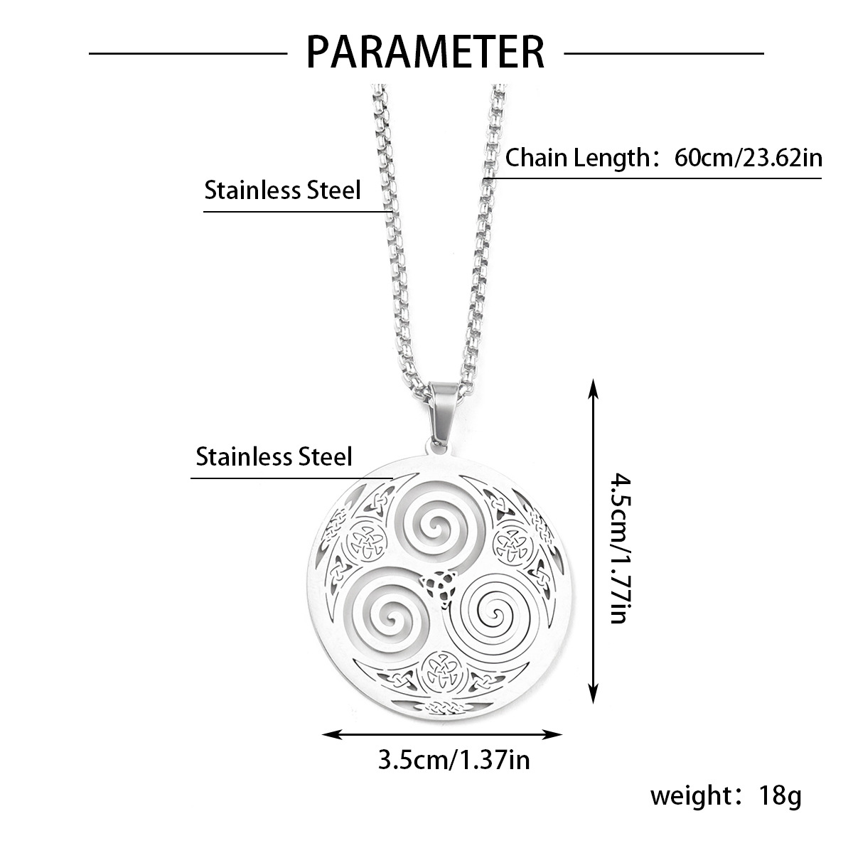 Titanium Steel Hipster Cool Skull Necklace Men's And Women's Unisex Tree Of Life Stainless Steel Jewelry Hip Hop Non-Fade Sweater Chain Application Scenario