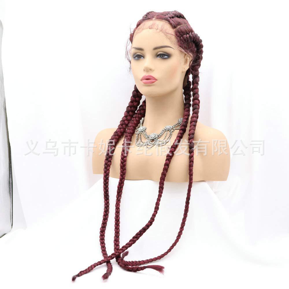 Braided Lace FrontWig4x Twist Braids Wig details Picture