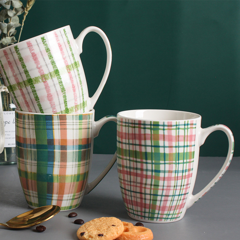 Creative Mugs Men's And Women's Ceramic Cups Home Students Drink Water Milk Coffee Cups Large Capacity Mugs Wholesale details Picture