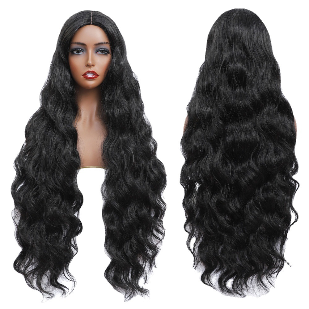 European and American women's wig long hair synthetic fiber head wig hair wig NEWLOOK Item Picture