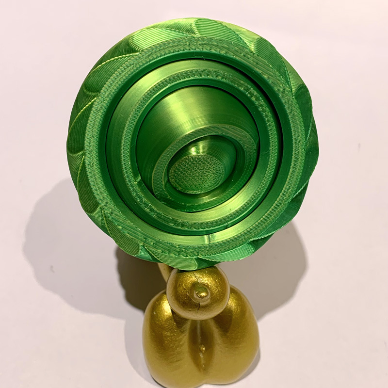 3d process printed rotating gyroscope, a stress-relieving 3D toy for children and students, a must-play tool for adults, and an educational tool pic 7