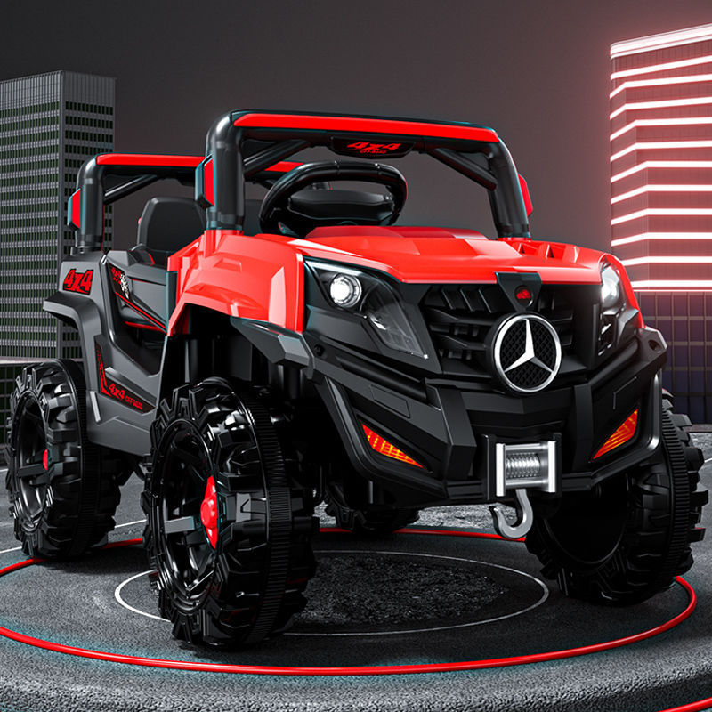 OZON children's electric vehicle, four-wheel off-road vehicle, remote-controlled children's toy car, can seat babies aged 2 to 8, electric vehicle Specification image