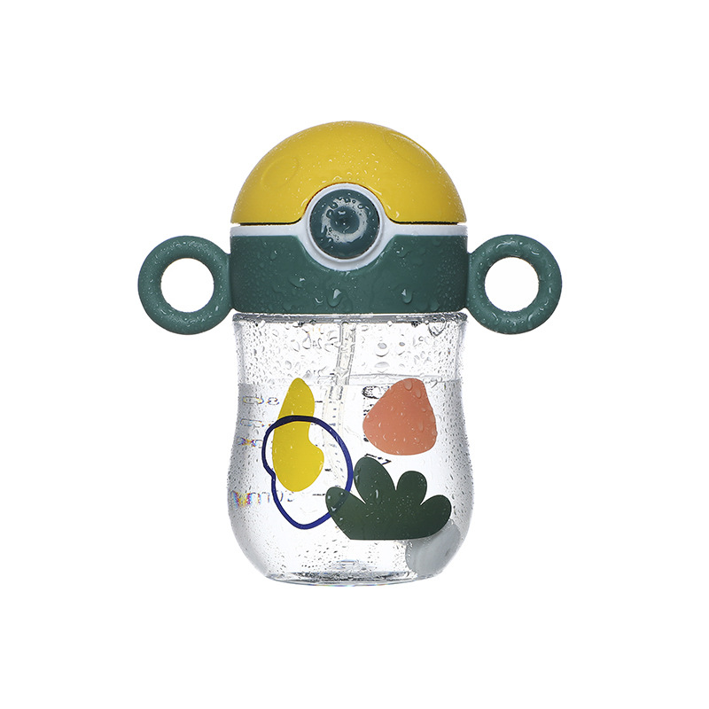 Baby Drinking Cup Baby Choking Water Cup 360° Watertight Handle Strap Dual-Purpose Children's Drinking Cup Item Picture