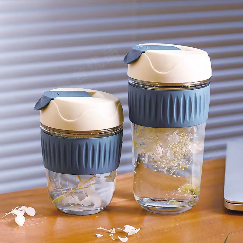 Small Gift Water Cup Glass Wholesale Ins With Hand Gift Glass High Appearance Level Household Anti-Hot Coffee Cup Specification drawing