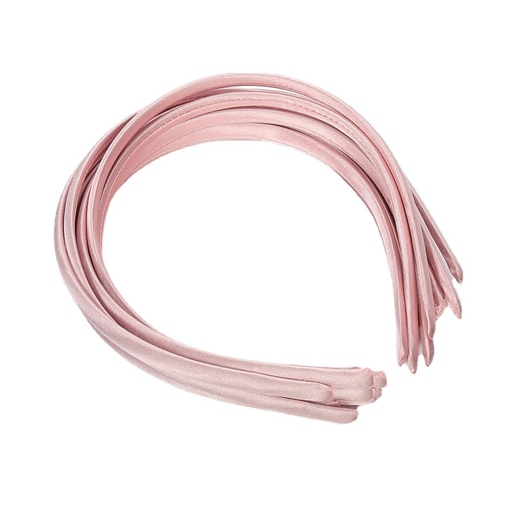 10 Pcs/Pack 0.9Mm Thickened Candy Color Bag Cloth Headband Diy Headband Material Hair Accessories Color Fine Headband Item Picture