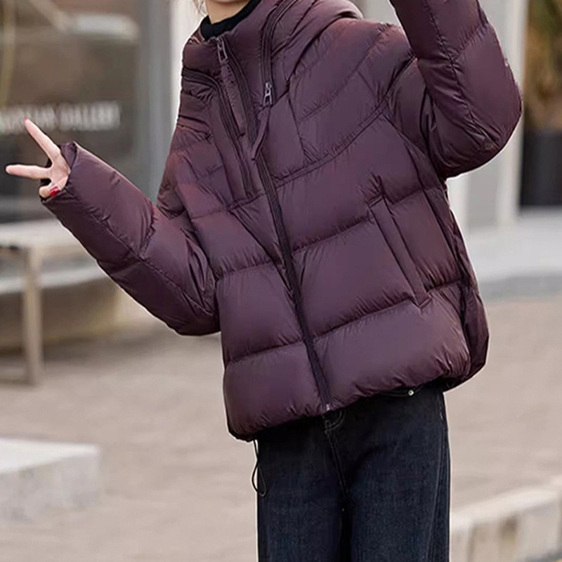 Women's winter short style 2025 new high-end Pinghu down large-sized jacket details Picture