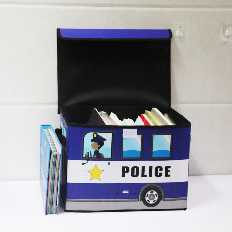 The car storage box is a foldable dormitory clothing organization box Specification image