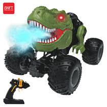 Five way remote control spray dinosaur stunt car light children boy cross country climbing bike toy gift