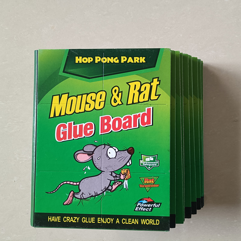 跨境外贸英文版粘鼠板 超强力老鼠贴整箱100张厂家批发家用老鼠板详情图3