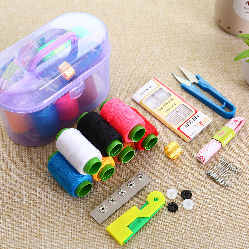 A large sewing kit set of 10 pieces, a portable sewing kit for storing household sewing tools Specification image