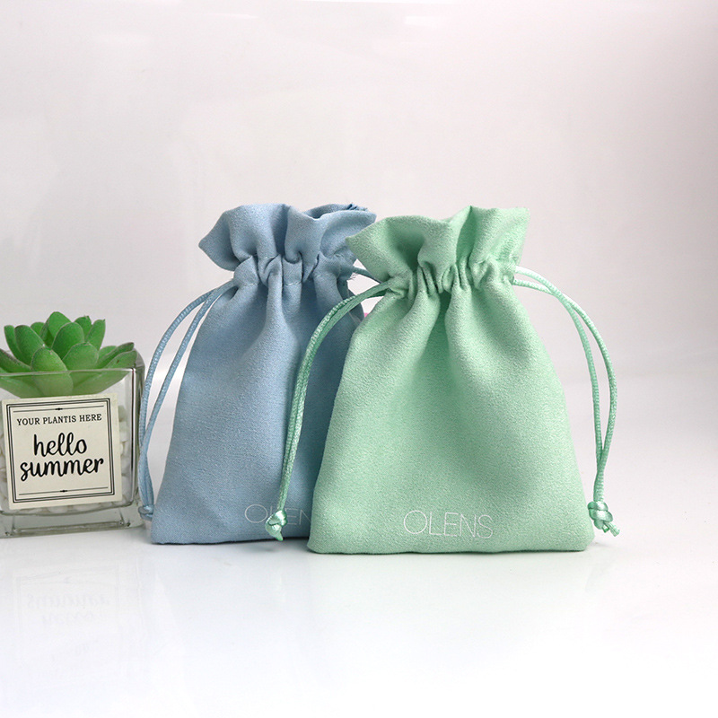Customized high-end double-sided deerskin velvet jewelry bags, dust-proof collectible bags, drawstring bags, velvet bags, storage drawstring bags Application Scenario