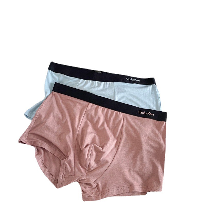 Men's Modal Boxer Briefs Breathable And Comfortable Panties Graphene Antibacterial Crotch Boxer Shorts Head Men Quick Dry Item Picture