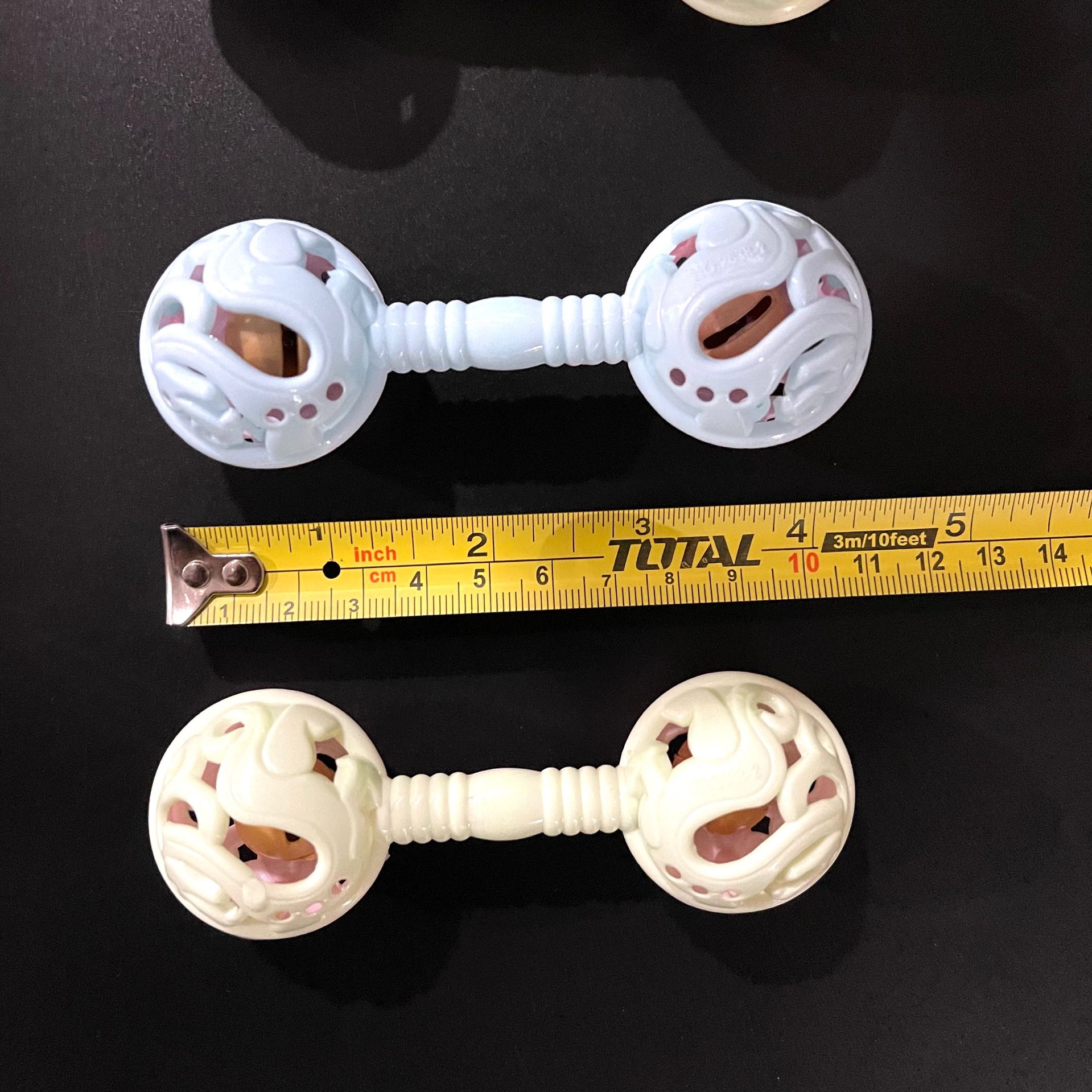 【 Zone 3-7 】2638 Double-head Rattle 12/ Pack 1800/ piece 1 yuan 2 yuan Supply Double-head hand rattle, hand-held small toys, rattle toys, baby hand-held bells, gift wholesale Specification image
