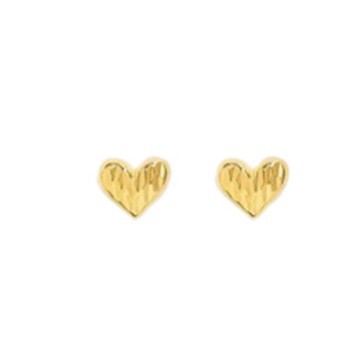 The new, elegant and simple golden heart-shaped earrings with a touch of luxury exude a sense of sophistication for women. This trendy and popular earpiece is gentle and versatile Item Picture