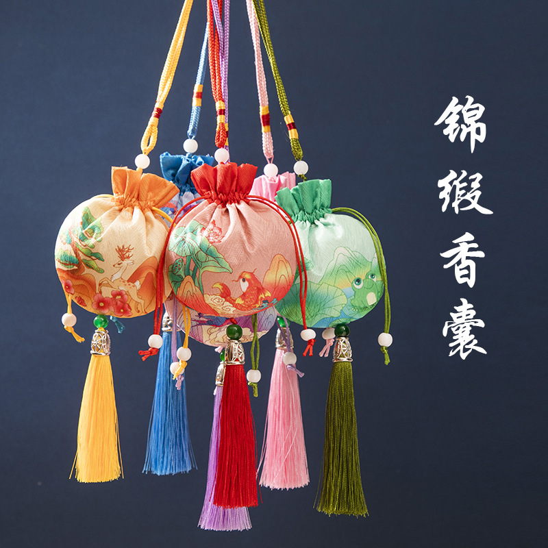 古风香包香囊随身小福袋端午节荷包袋锦囊汽车挂件胎发袋驱蚊香袋