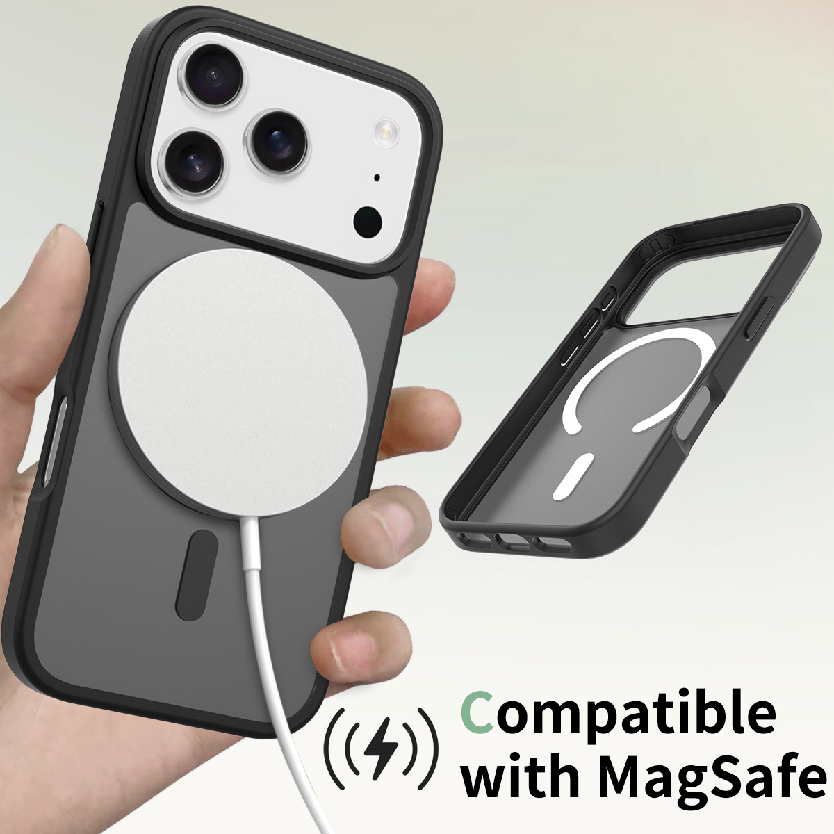 跨境苹果17pm手机壳磁吸16pro肤感防摔iphone15promax磨砂保护套详情7