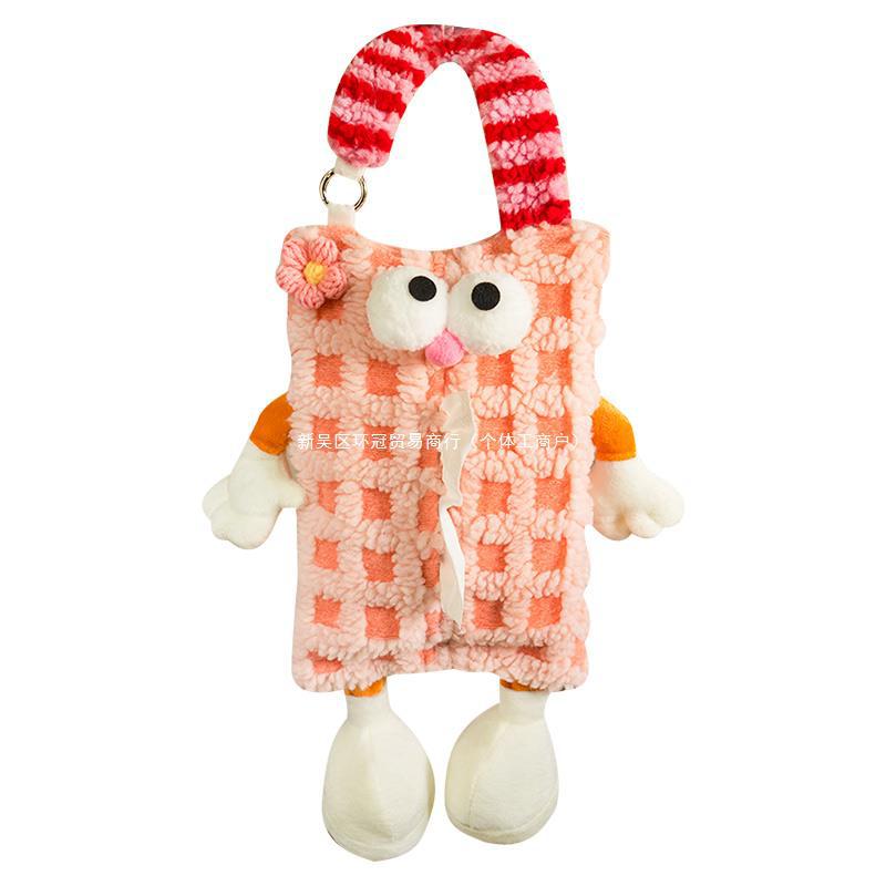 Car tissue box hanging sense creative cute car paper bag Car paper box car paper bag Item Picture