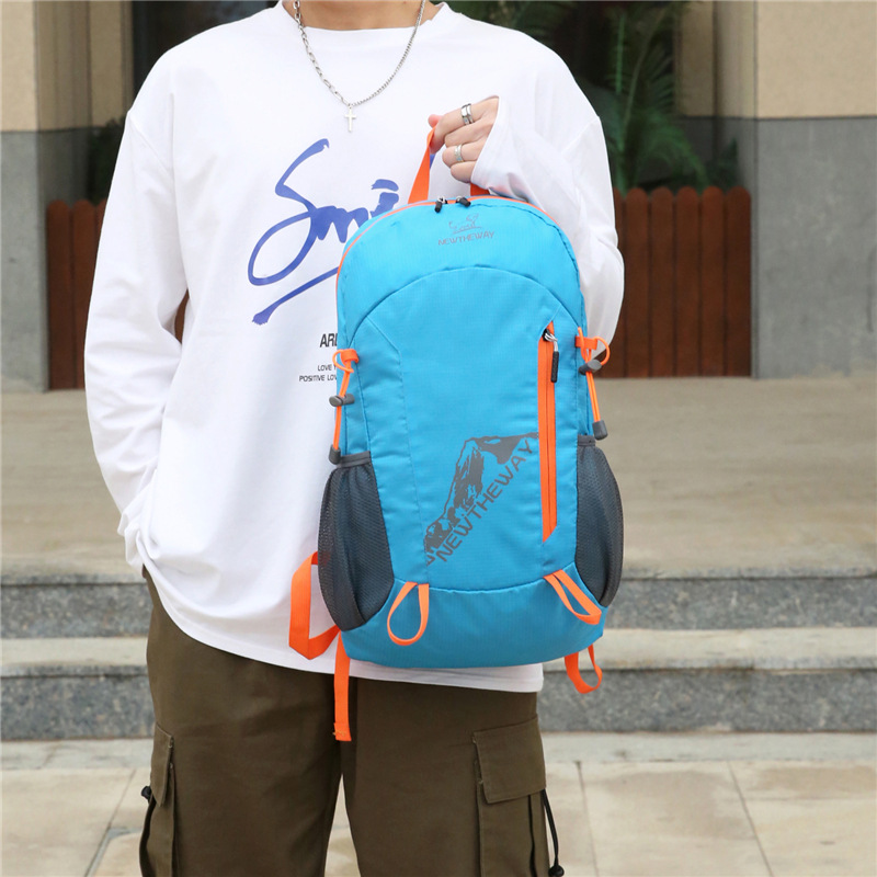 【 Selected Small Orders for Customization 】 Customized processing of large-capacity, simple, casual, outdoor travel gifts, folding bags for both shoulders Specification image