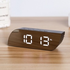Nuevo reloj despertador espejo multifunción LED cuidado de los ojos maquillaje espejo pequeña luz nocturna details Picture