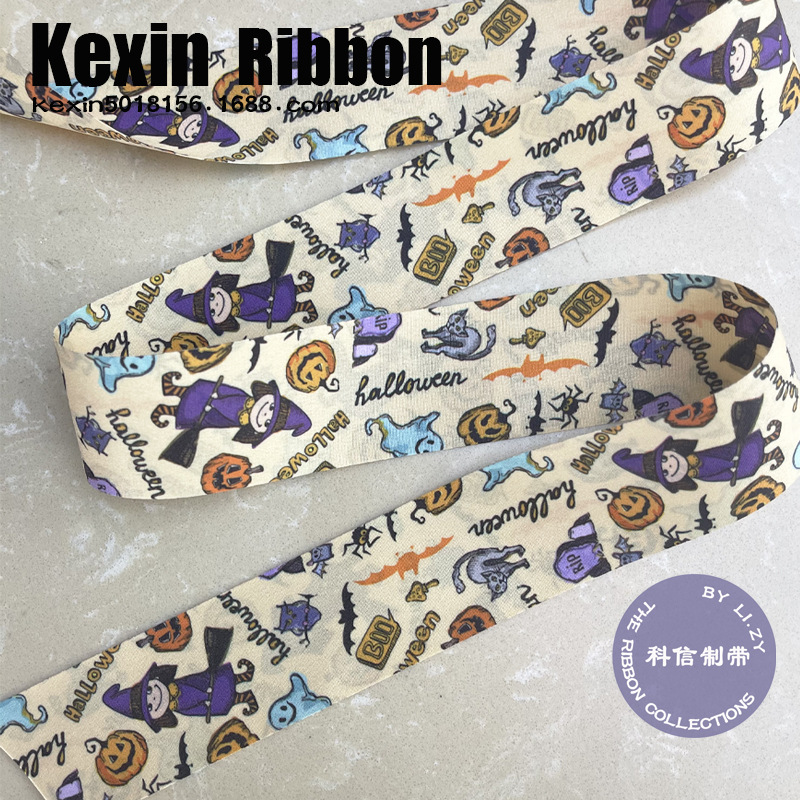 Kosin Webbing Witch Carnival Halloween Ribbon Diy Hair Accessories Bow Material Costume Hat Accessories details Picture