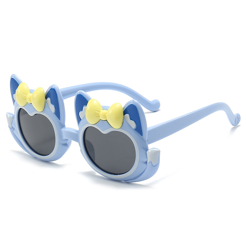 2024 New Children's Sunglasses Cute Cartoon Polarizing Primary School Sunglasses Sunshade Mirror 8-128 Item Picture