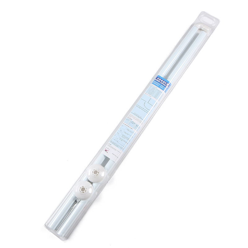 Cross-Border Supply Bathroom Shower Curtain Rod Thick Telescopic Multifunctional Bathroom Curtain Rod Aluminum Alloy details Picture