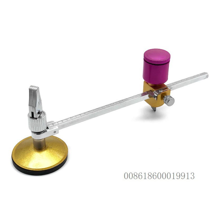 玻璃圆规刀注油滚轮式玻璃刀油烟机划圆开孔Circle glass cutter