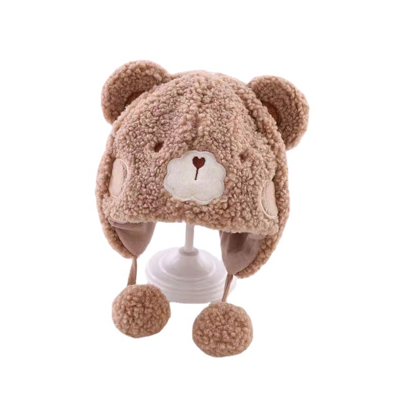 Winter Cute Super Cute Baby Ear Protection Warm Thick Baby Hat Boys And Girls Furry Hat Lei Feng Hat Item Picture