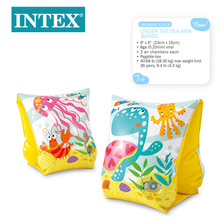 INTEX56666新款卡通水母与乌龟手臂圈儿童防呛水充气玩具现货批发