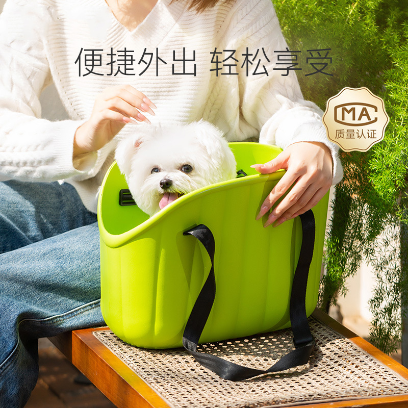 Pet cat and dog outdoor pet bag, waterproof and scratch-resistant, Bichon Frise, Teddy and small dog outdoor backpack, a perfect tool