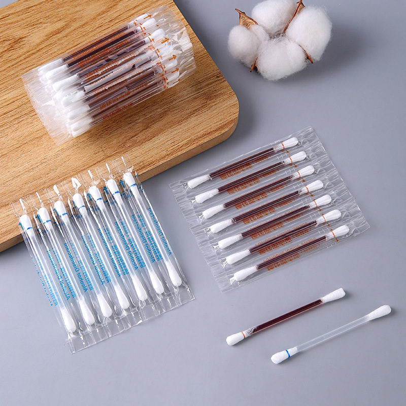 Disposable iodopine disinfecting cotton swabs Individual packaging Alcohol swabs Care for scratches Iodine disinfecting cotton swabs