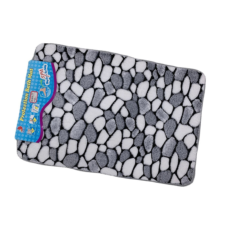 Factory direct sales, in stock for export, anti-slip floor MATS, water-absorbing coral velvet carpets, kitchen and bathroom floor MATS wholesale Item Picture