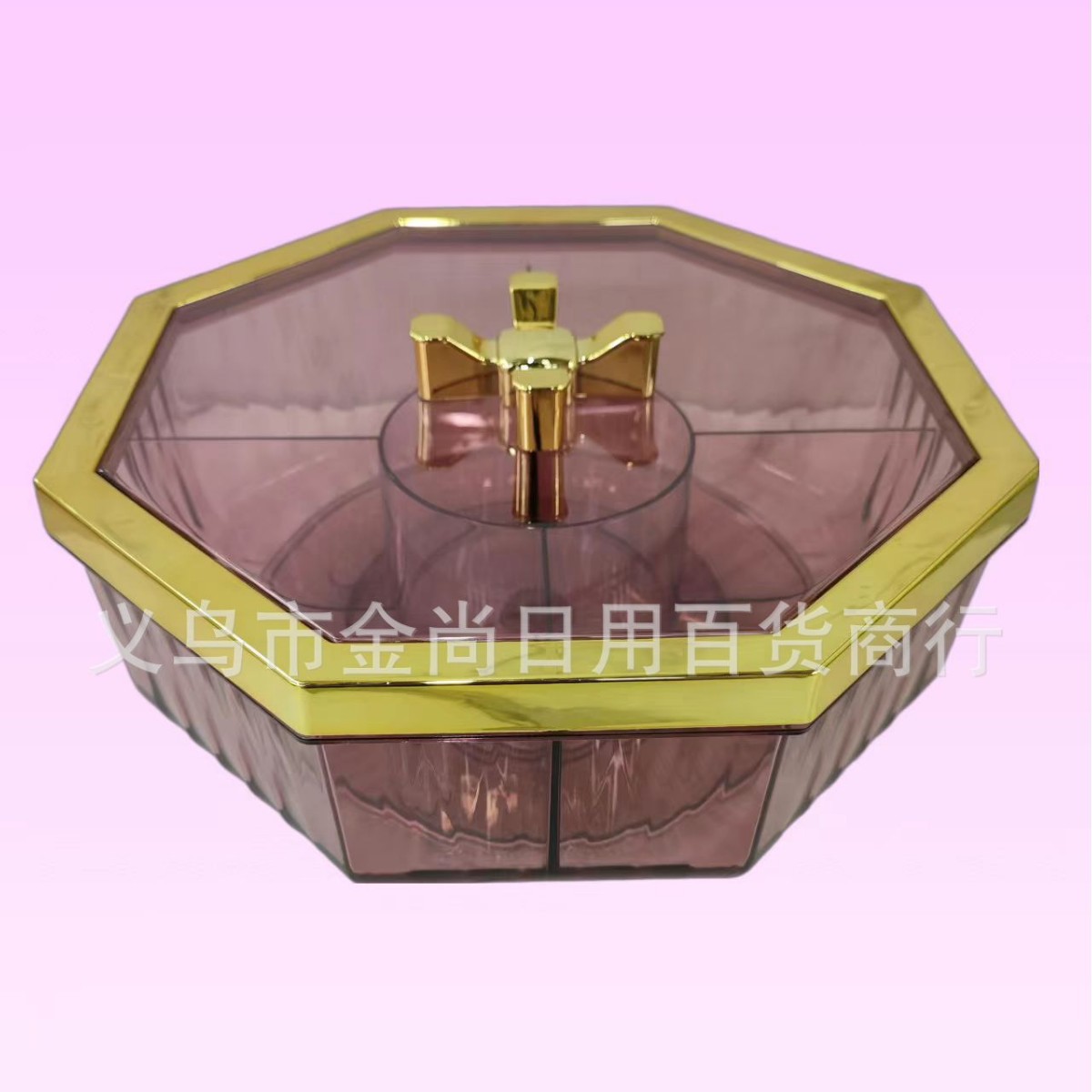 A light luxury, retro and simple style dried fruit box, sealed home living room, nut and melon seed storage box, high-end snacks, transparent candy Application Scenario
