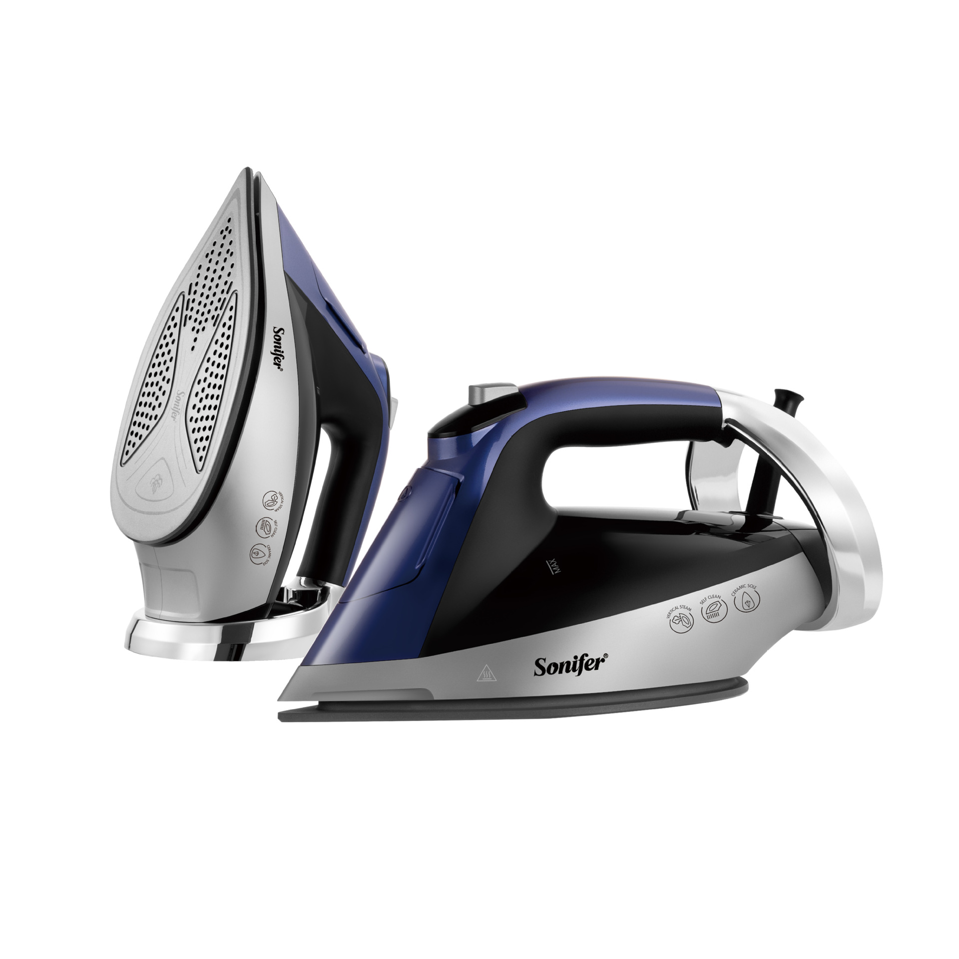 نظام سونفير SF-9129 European Company يعمل بخار كهربائي عالي القوة، 2600W Steamiron Specification image