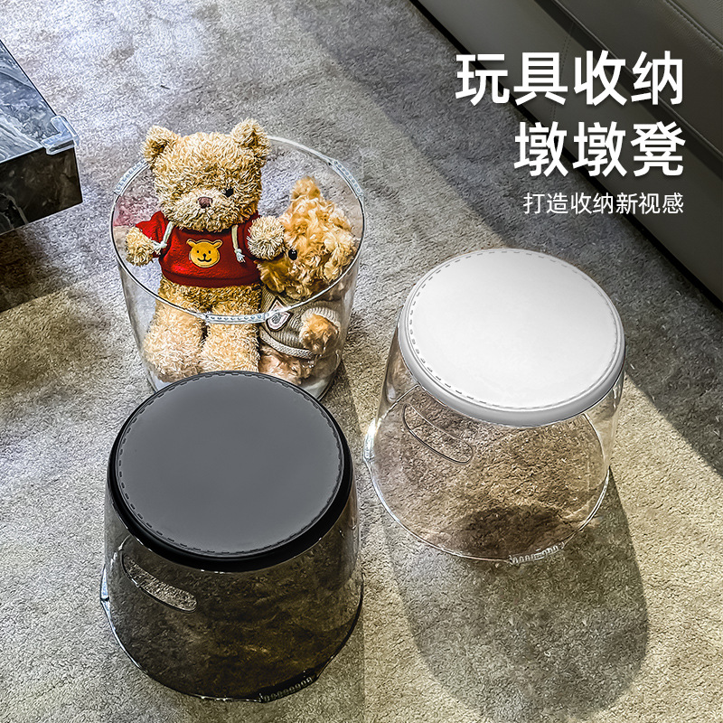 网红墩墩凳宝宝专用加厚加宽可收纳便携宠物训练凳客厅卧室换鞋凳