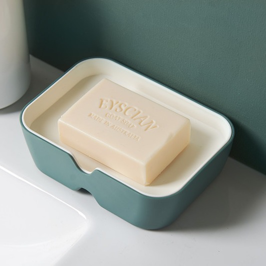 Plastic bathroom storage box, soap box, PP smiling soap box, soap box details Picture