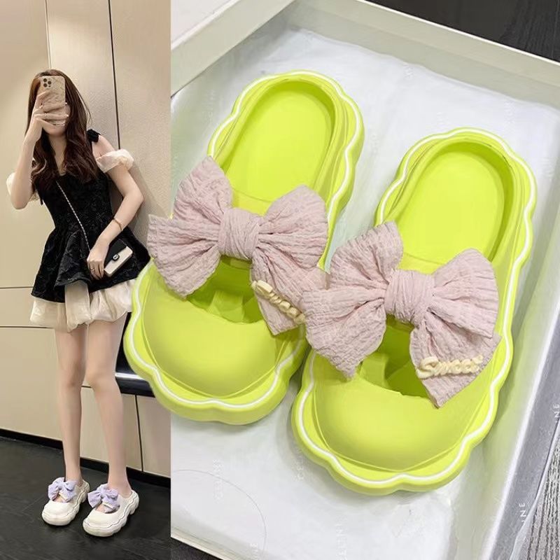 Slippers Outside Wear Female Summer Home With Mary Jane Princess Girl 2023 New Non-Slip Cute Slippers details Picture