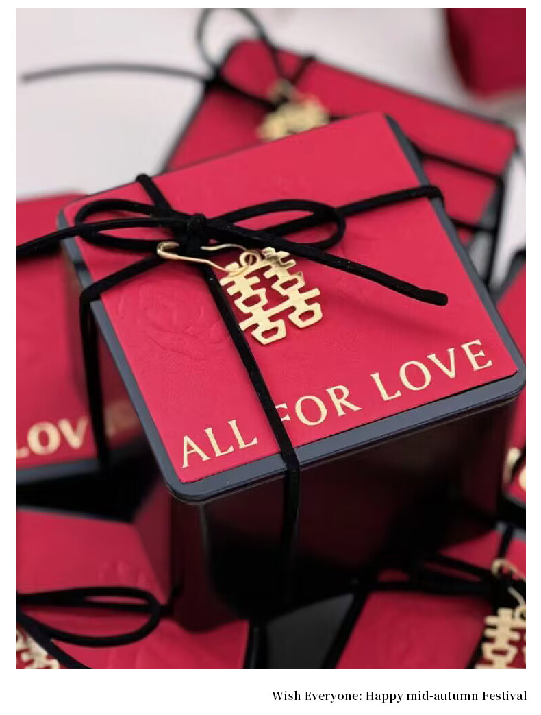 Wedding candy box, iron box, metal can, Zhengshan Xiaozhong tinplate tea can, wedding souvenir, wedding candy iron box with printing pic 26