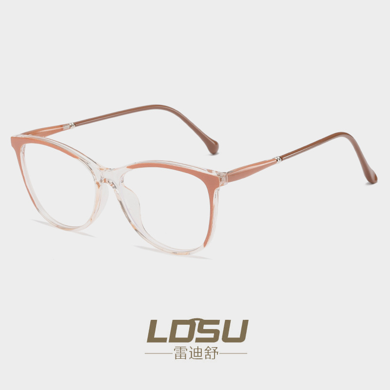 TR90 retro cat's eye series frames, large anti-blue light myopia glasses frame wholesale 8401 Application Scenario