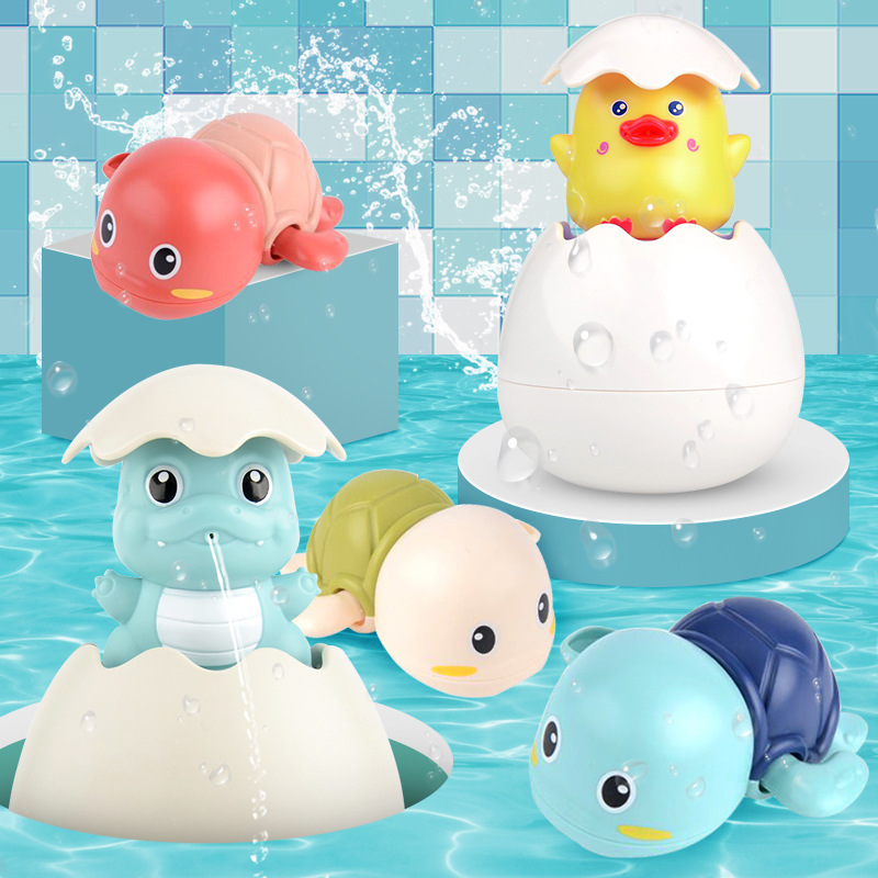Welcome paypal treasure bath toy bathroom bath dinosaur eggs baby children water duckling baby yellow duck flower shower full figure