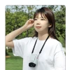 New waist-hanging fan, portable USB neck-hanging fan, outdoor construction site, strong wind force, large capacity, mini and compact Specification image