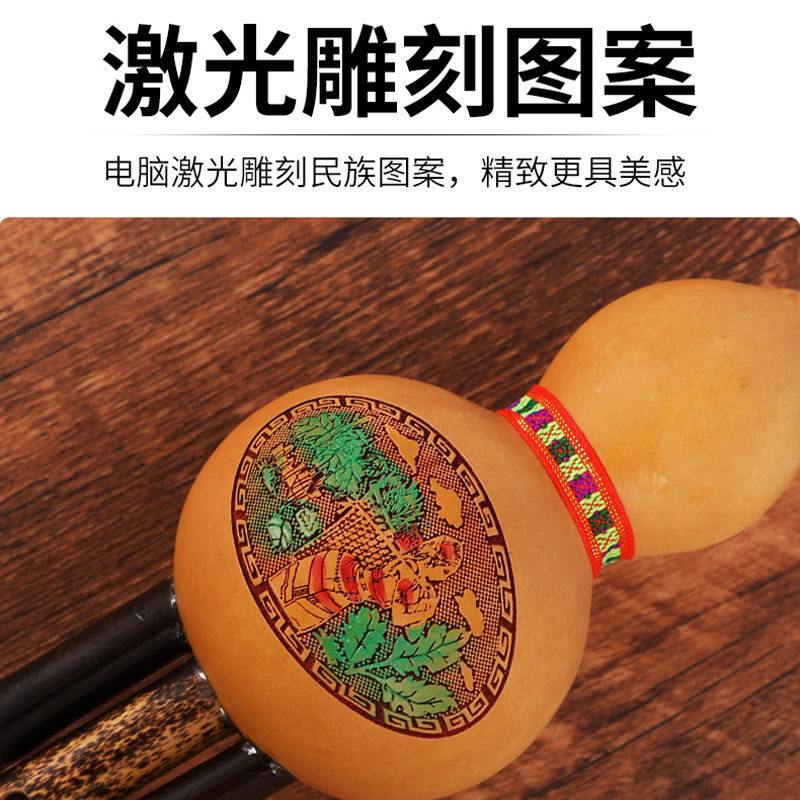 剑牌葫芦丝/演奏/初学者/儿童/入门/民族乐器/降b调/c调细节图