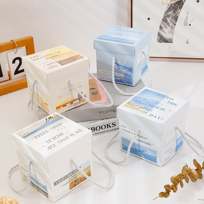 新款创意 圣诞节礼盒 苹果礼品盒精美礼品盒伴手礼礼物盒子批发