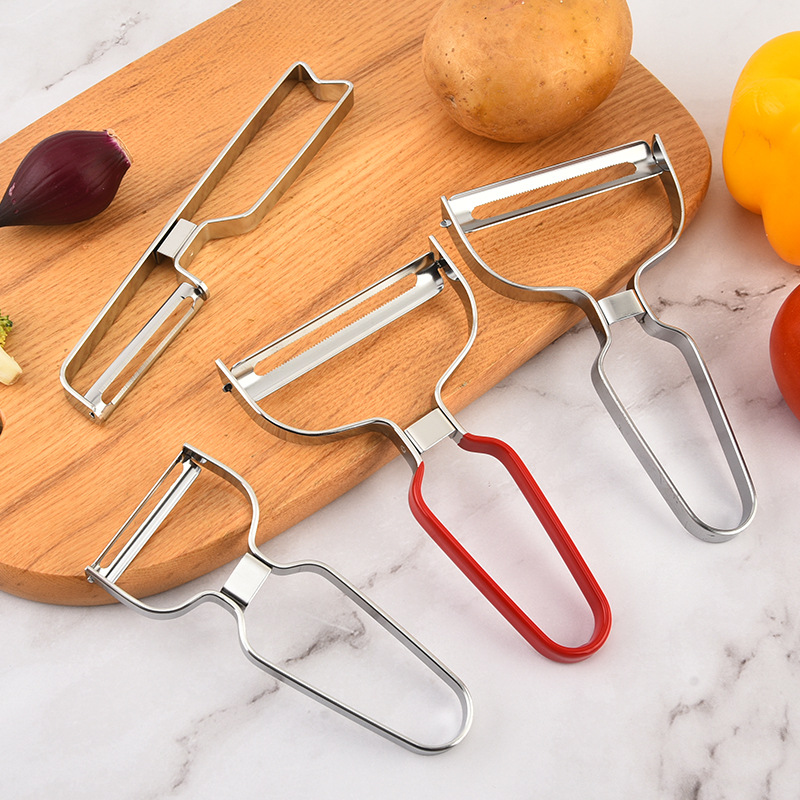 厂家不锈钢削皮刀瓜果刨家用蔬菜土豆削皮器水果刮皮刀工具