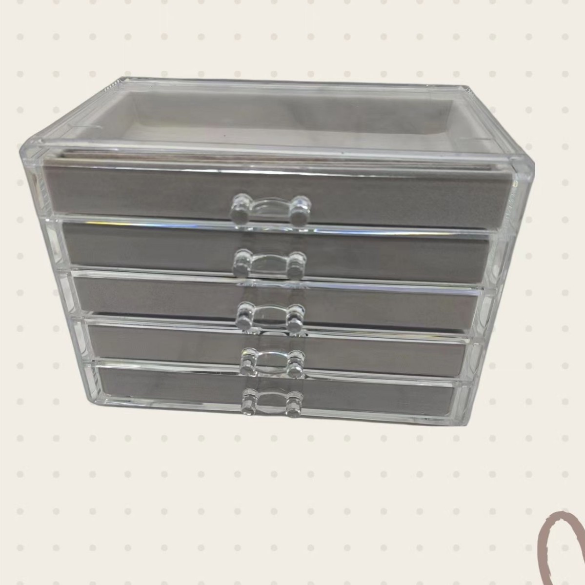 Wholesale of multi-layered jewelry boxes, earrings, stud jewelry storage boxes, household jewelry boxes, and transparent sorting boxes Application Scenario