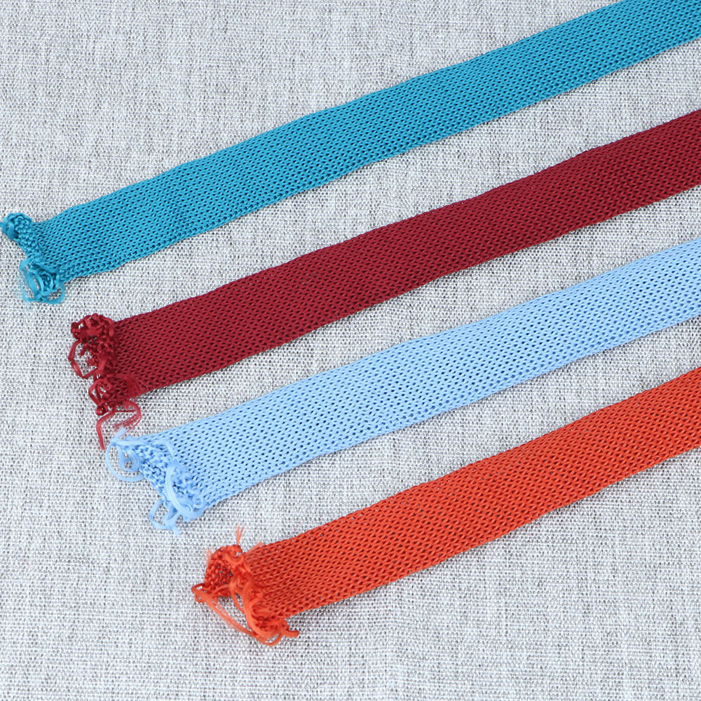 现货300色2.5CM针织空心织带家纺窗帘鞋帽童装T恤包边条服装辅料