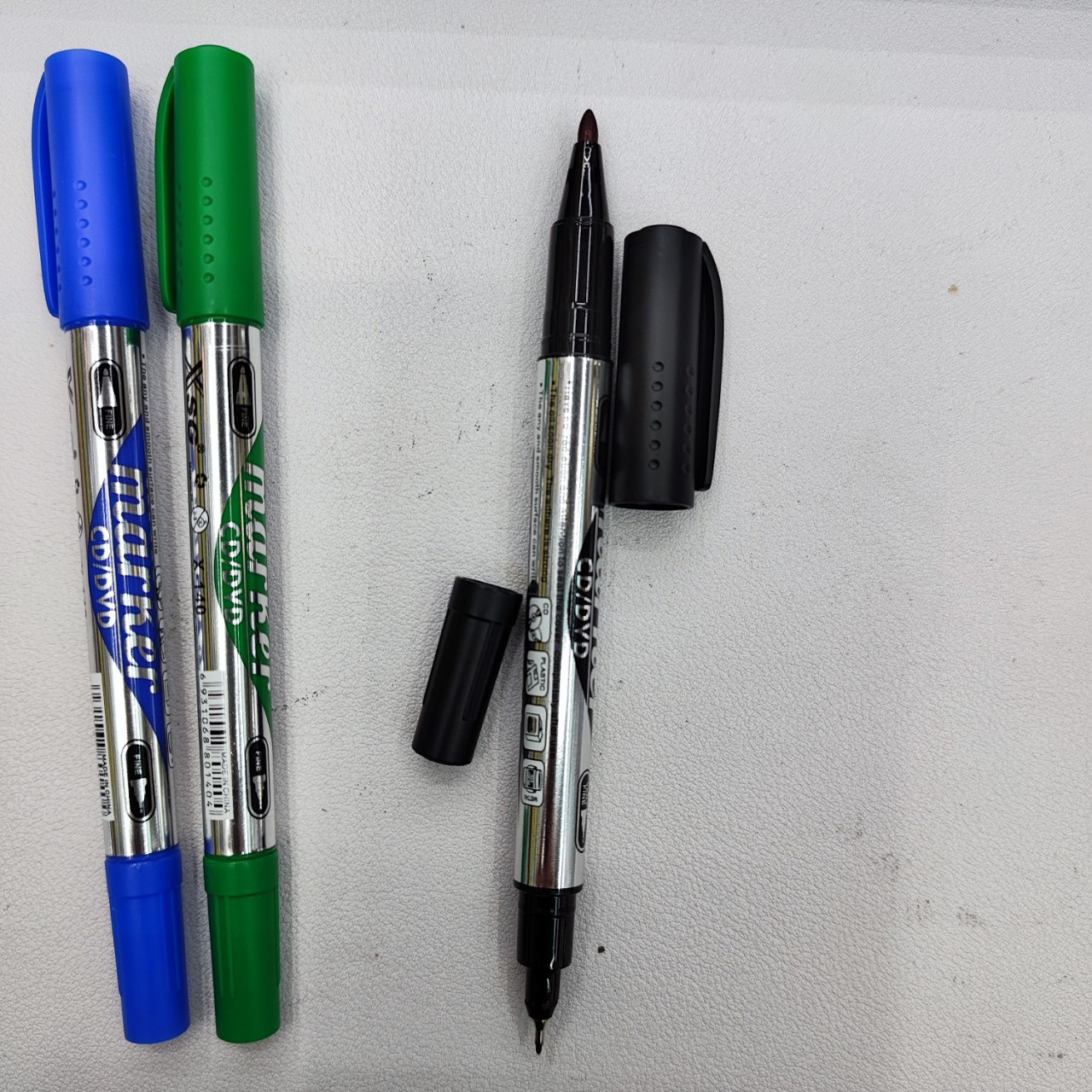 X-140 Small Two-Head Quick-Drying Water-Based Cd Dvd Marker Xsg Markers A Must-Have Two-Head Marker Application Scenario