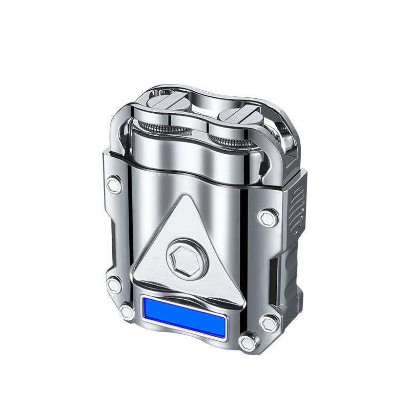 Iron Man Mecha Electric shaver, Mini lighter, men's razor, compact and portable, washable beard knife Item Picture